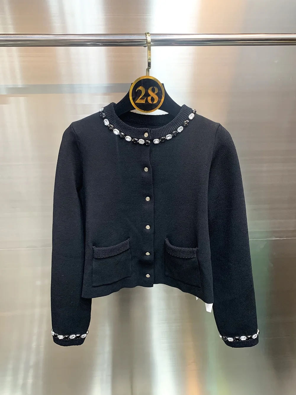 

Ele Knitted Sweater with Sugar Cube Diamond Decor round Ne Long Sve ort Length Commute Sle Men's Autumn Outerwear