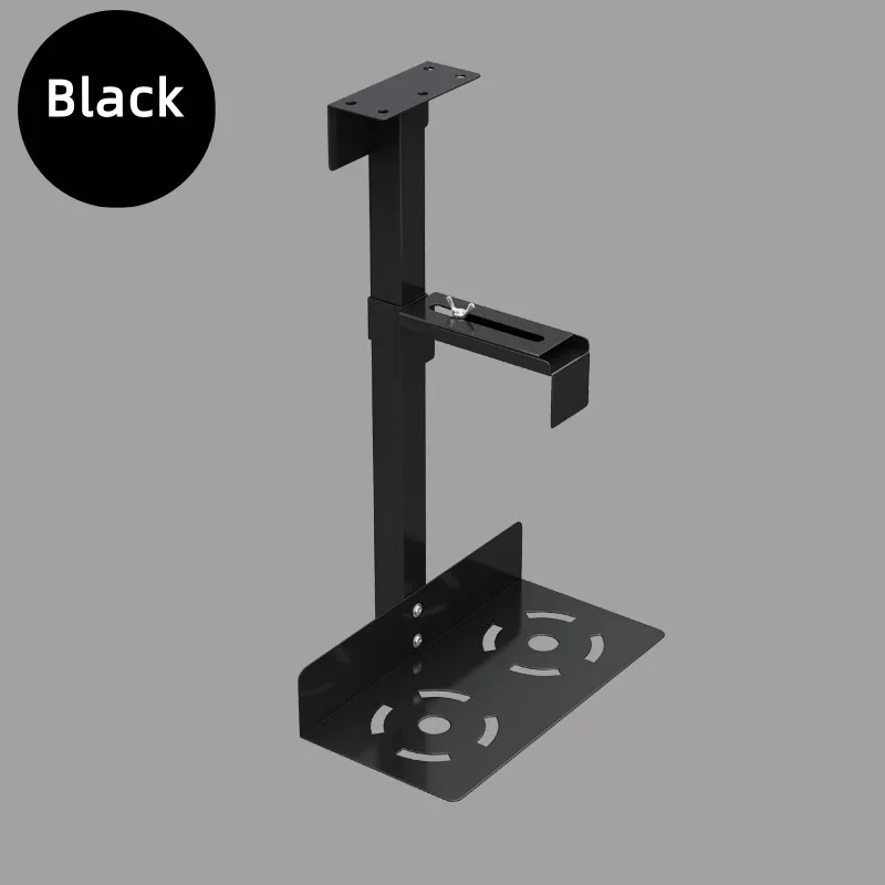 

Подставка для корпуса ПК под столом, подвесной кронштейн, фиксированная подвесная стойка для хранения под столом, офисный настольный компьютерный чехол