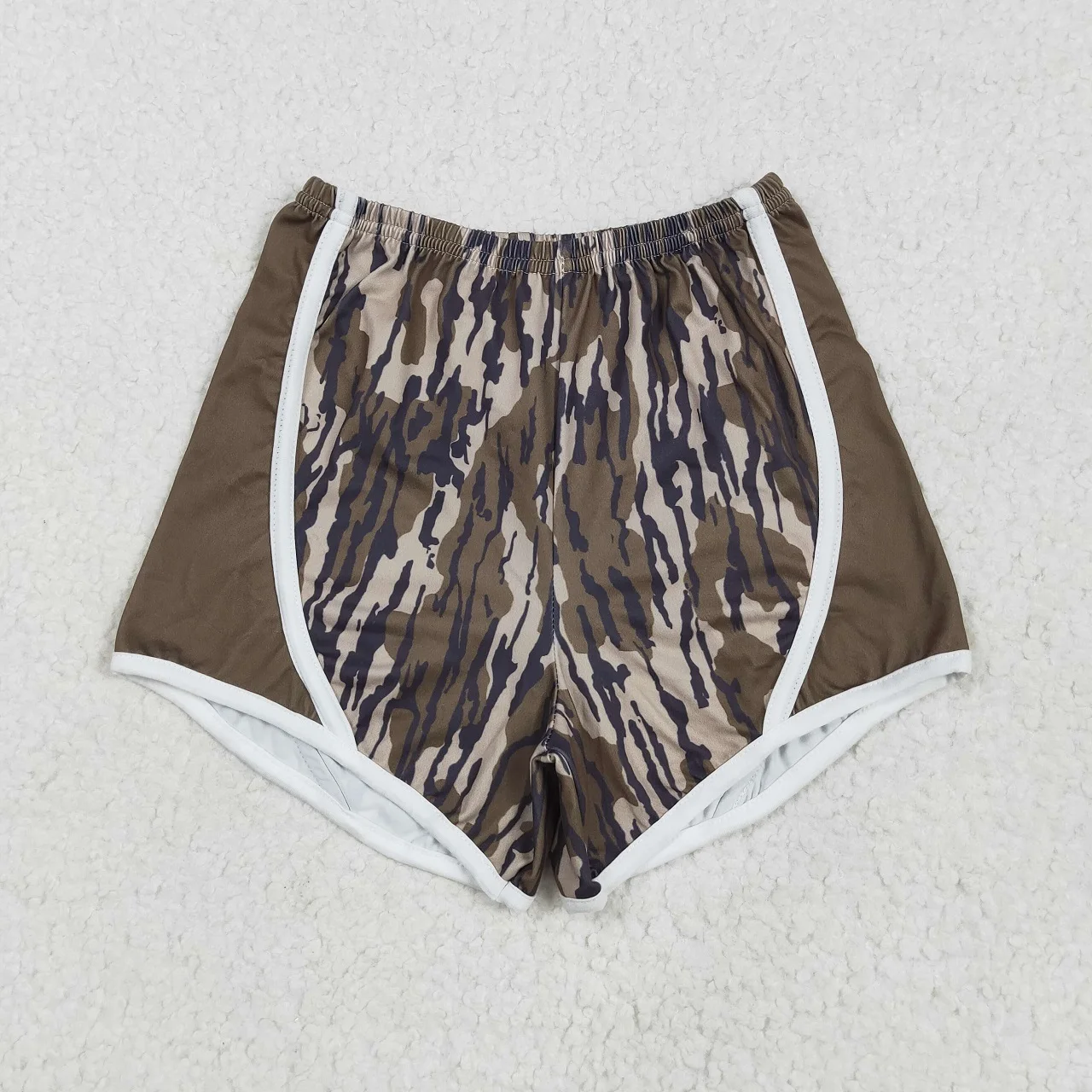 

Wholesale Kids Wear Children Clothes Baby Girl Sports Shorts Dark Green Camo Bottoms Toddler Athletic Breathable Clothing