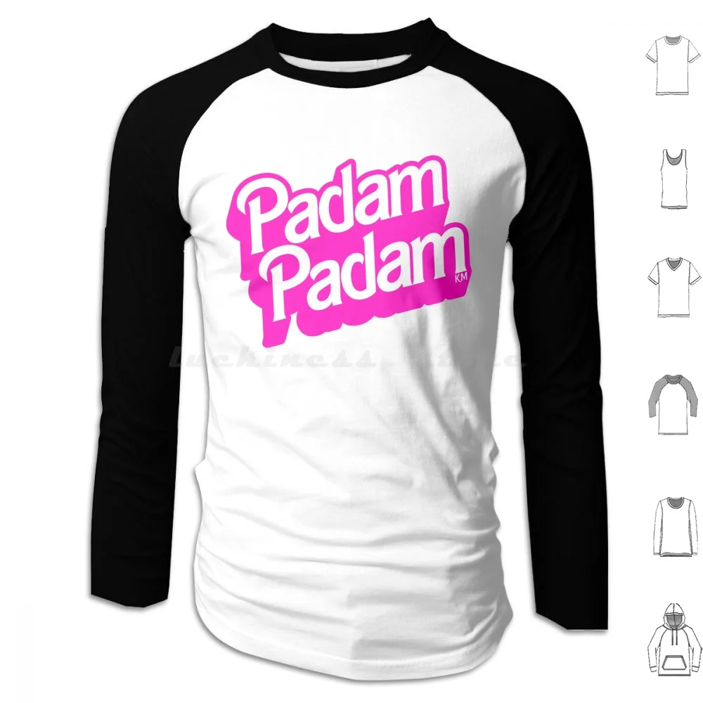 Padam Padam Kylie Minogue 90s Style Hoodie cotton Long Sleeve Kylie Pwl 2023 Tension Padam Padam Padam Minogue Hold On