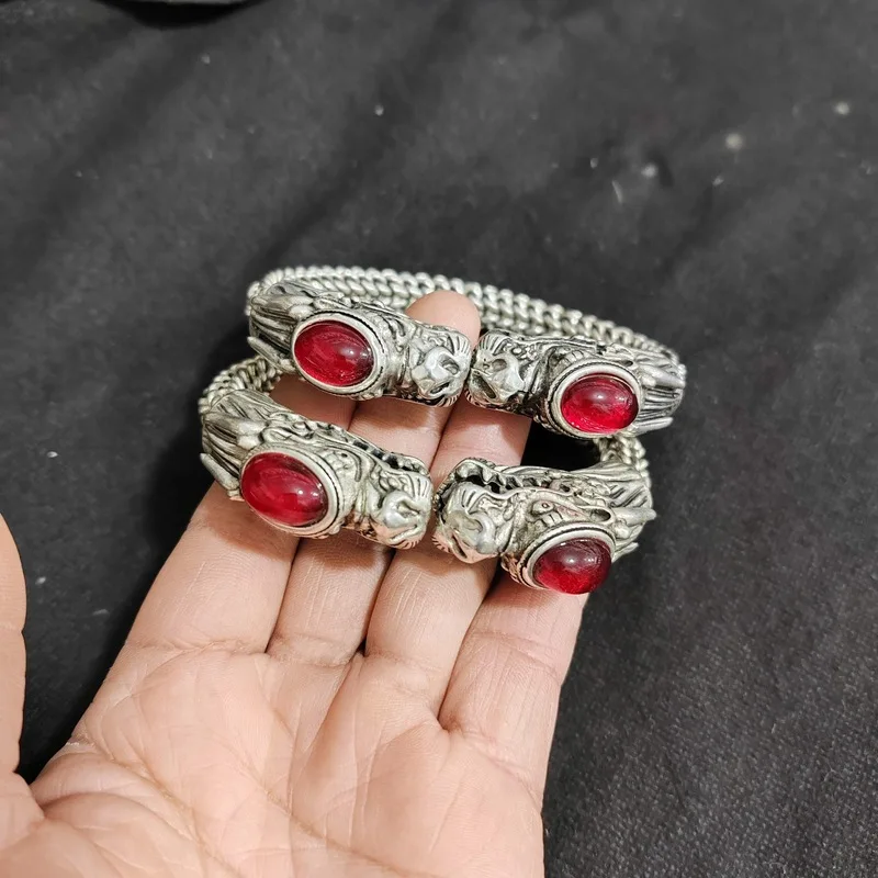 Pixiu Bracelet Women, Versatile And Adjustable, Silver Item, Vintage Ethnic Style