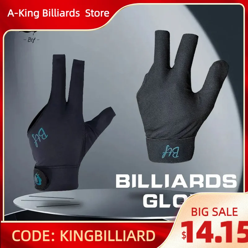 BTF Billiard cue gloves with fingerless high-end professional Pool gloves three-finger gloves for billiard accessories