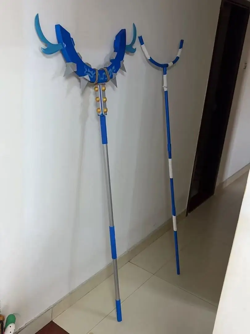 Zanka Nijiku Cos Staff Props Anime GACHIAKUTA Cosplay Props Halloween Christmas Party Comic Convention Costume Accessories 4