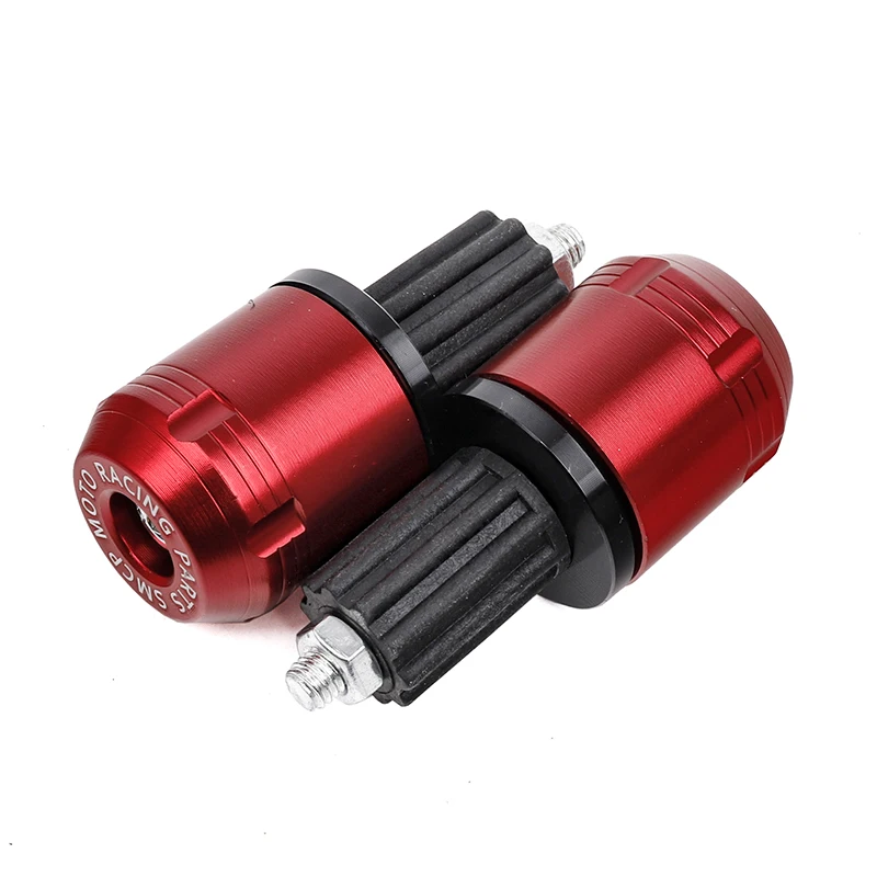 Manillares universales para motocicleta, piezas Rojas, acelerador de embrague plegable, empuñaduras de giro, Cable, Protector de manos, interruptor