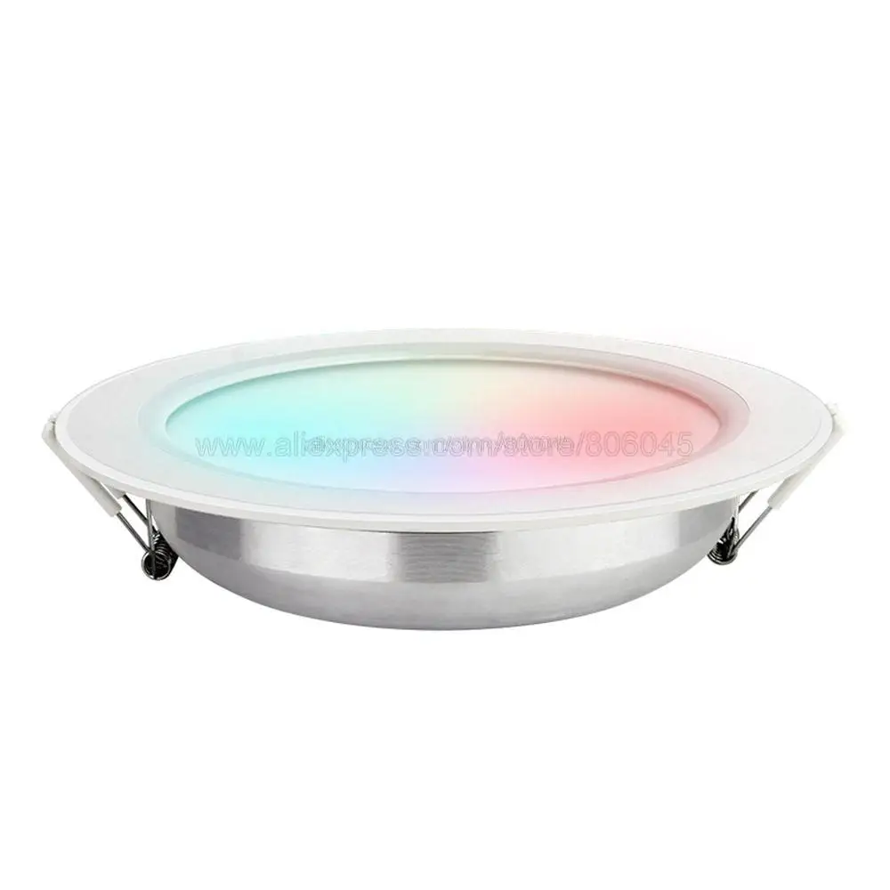 Ata Boxer-Downlight LED à intensité variable, panneau lumineux, prise en charge FUT066, WiFi à distance sans fil, commande vocale, 12W, RGBCCT, AC 110V, 220V, 2.4G