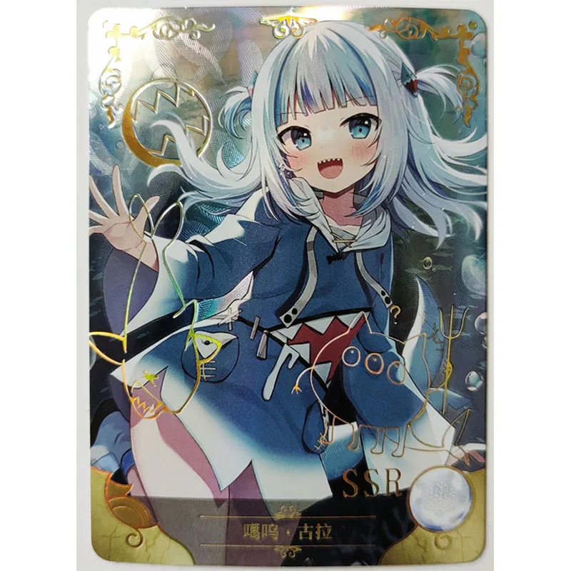 Anime Goddess Story Megurine Luka Gawr Gura Ssr Card Game Collection Rare Cards Children\'s Toys Boys Surprise Birthday Gifts