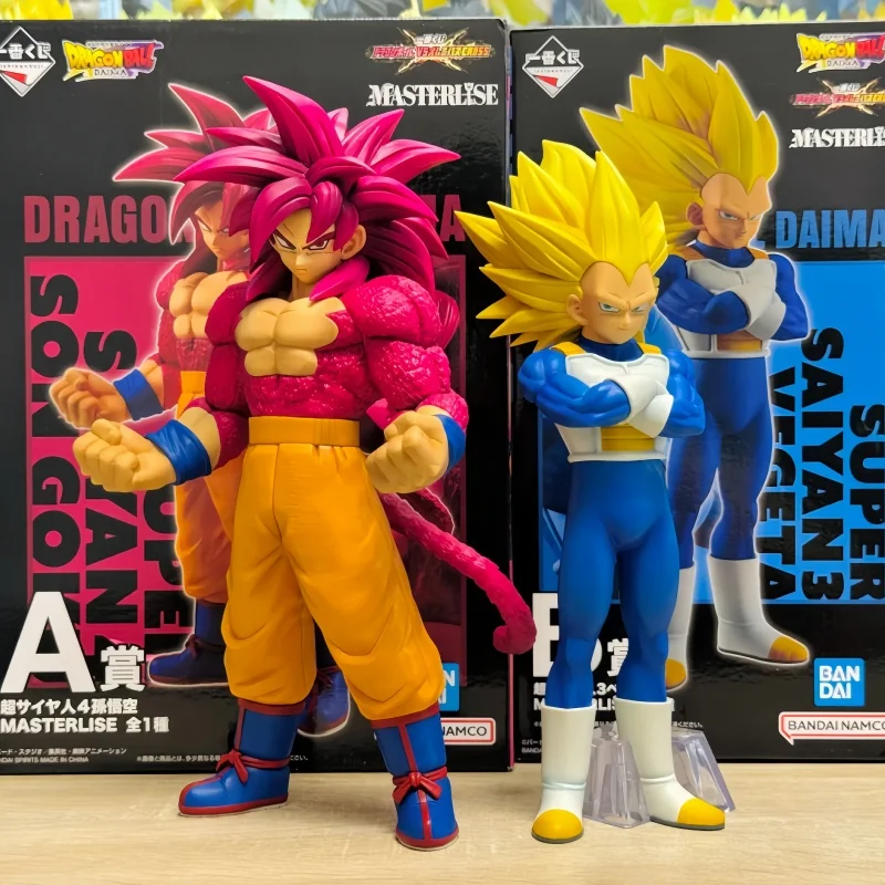 

Bandai Ichiban Kuji Dragon Ball Omnibus Cross Ss4 Son Goku Ss3 Vegeta Cell Frieza Figure Anime Action Model Toys Gifts