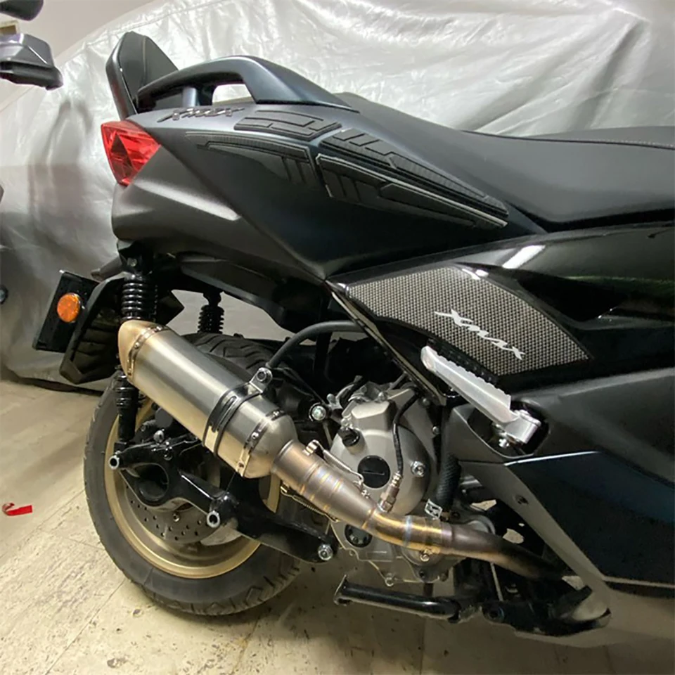 Motorcycle Exhaust Link Pipe for Yamaha XMAX250 XMAX300 Exhaust Escape Modified Front Middle XMAX300 Link Pipe XMAX250 Muffler