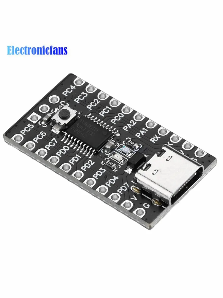 1-5 Stück CH32V003F4P6 RISC-V Prozessor Mikrocontroller-Modul Kernplatine Entwicklungsboard mit TYPE-C-Schnittstelle – Detail 10