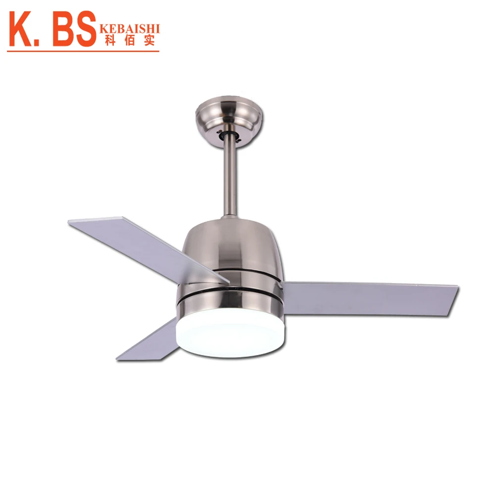 Air Conditioning Energy Saving Electric 36-In Brushed Nickel Ceiling Fans With Led Lights and Remote