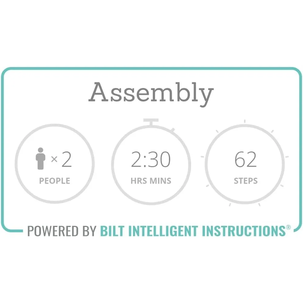 Biurko z 5-szufladami, białe