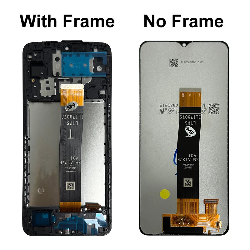 OLED For Samsung A12 Nacho LCD Display Touch Screen Digitizer Assembly For Samsung A127 A127F A127M A127U LCD With Frame image 5