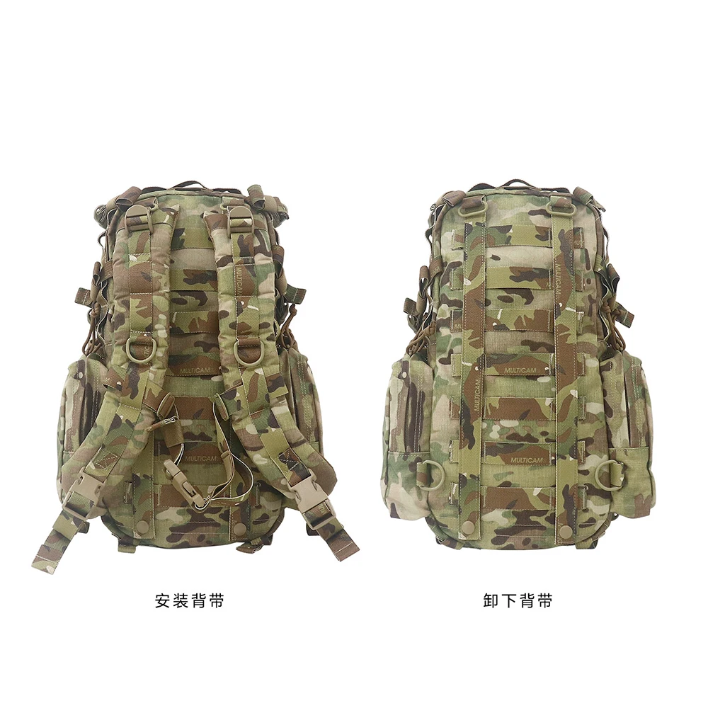12L Tactical Helmet Backpack Airsoft Adjustable Dual-Shoulder Expansion Helmet Bag Pack Outdoot CS Hunting Shooting Equipment