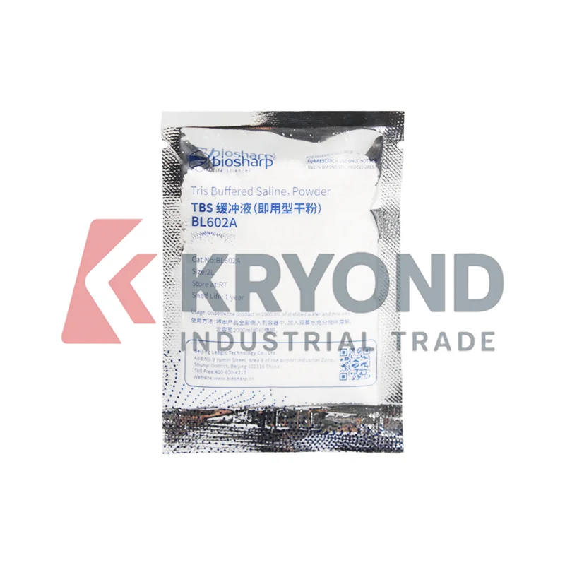 BIOSHARP TBS Buffer Powder Phosphate Buffered Saline Ready-to-Use Dry Powder for Laboratory Applications Original Product