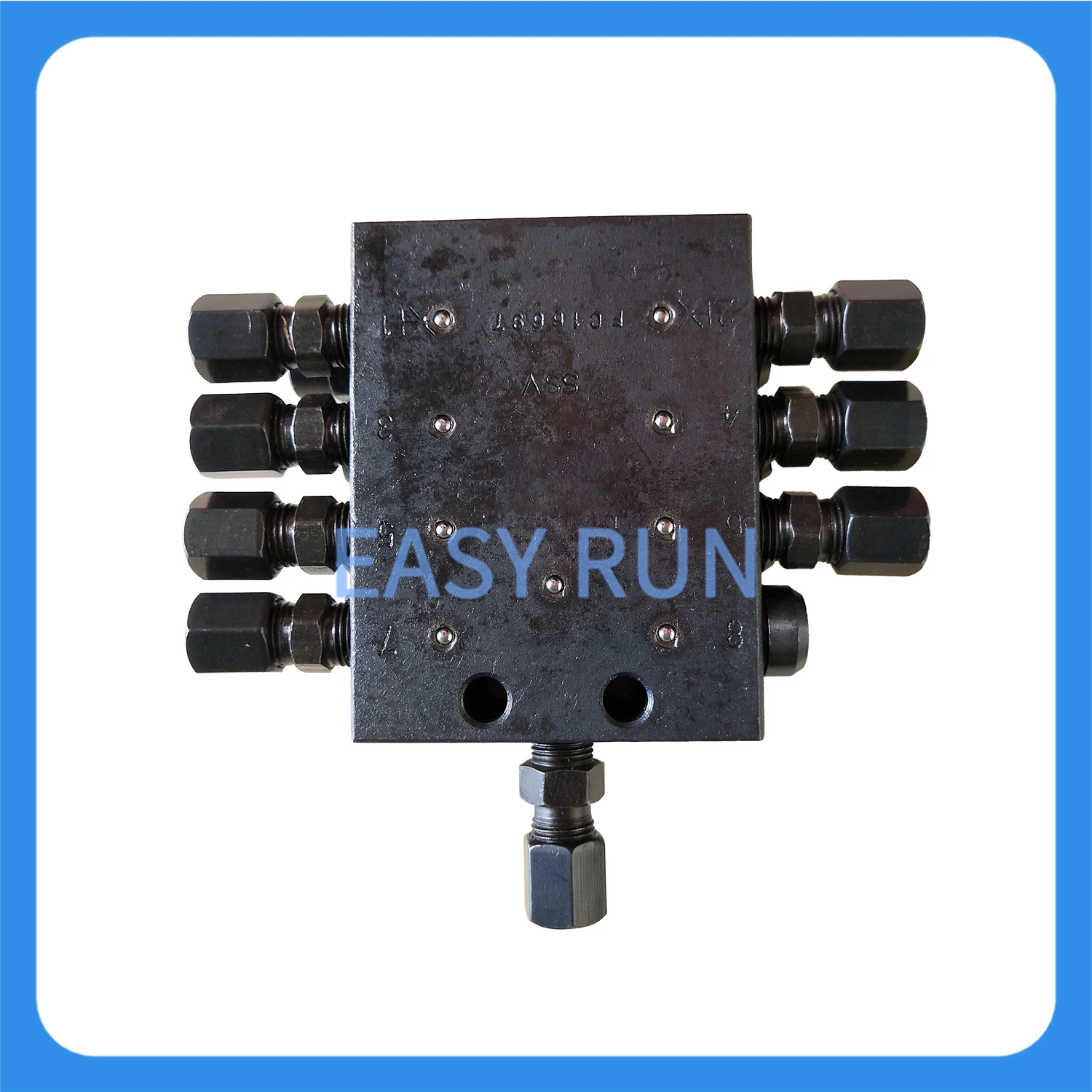 SSV8-7 way Grease Pump Oil Distributor /Grease Separator/Oil Separator SSV6 /8/10/12/14 holes for Concrete Pump Parts