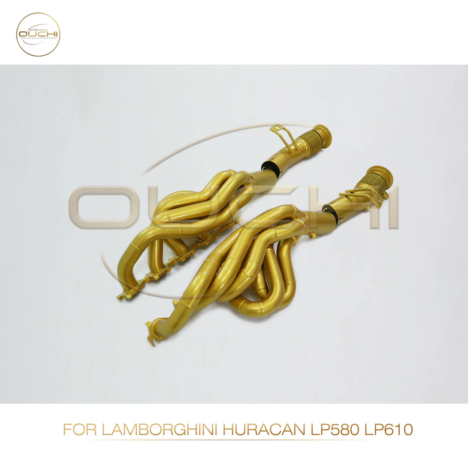 

Коллектор из нержавеющей стали Ouchi для Lamborghini Huracan LP580 LP610 Gold Accesorios Para Auto