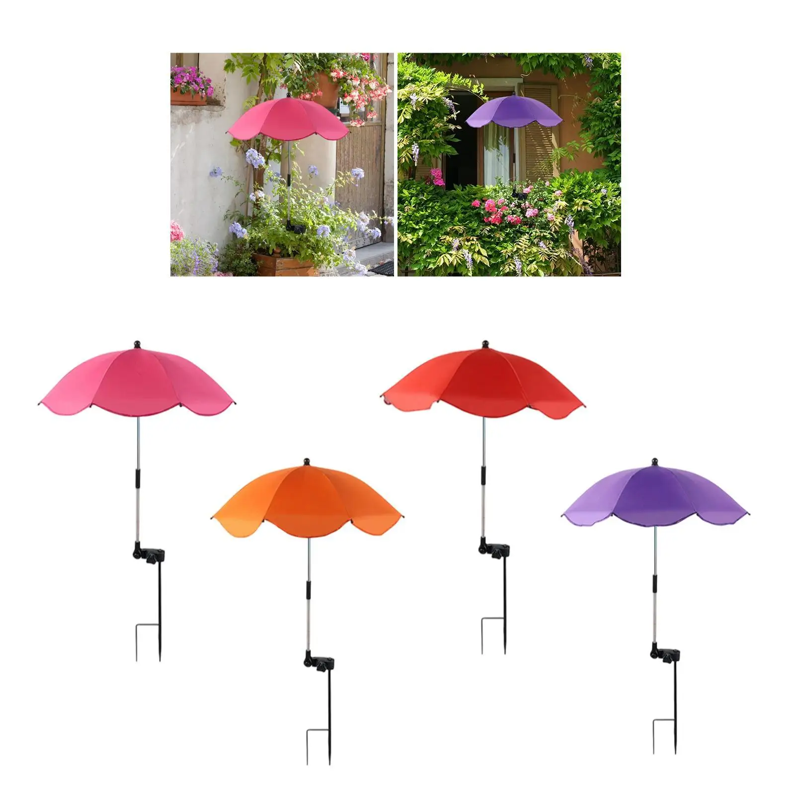 Plant Umbrella for Outdoor Plants,Shade Umbrella Larger Size Sun Protection,Garden Cover for Potted Plant,Garden Bed