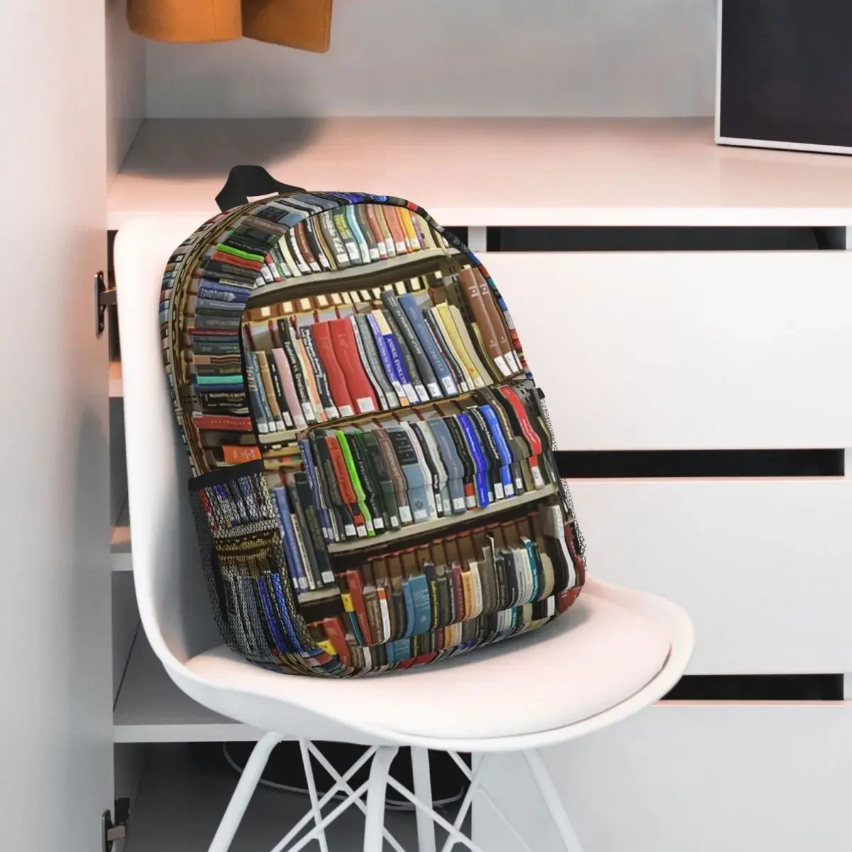 Sac à dos de bibliothèque pour garçons et filles, cartable de dessin animé, sacs d'école pour étudiants, sac à dos de voyage, sac initié, grande capacité