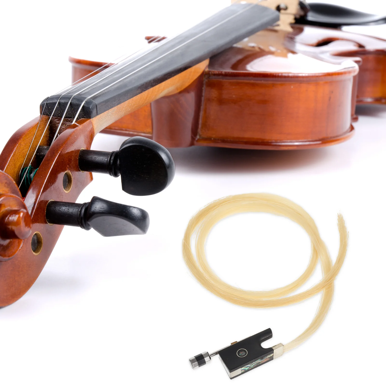 

1Set Complete Violin Bow Frog Kit Screw Accessories Easy Install Repair Instrument Part Violin Bridge Tool String Instruments