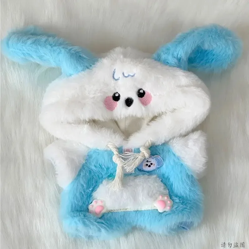 Doll Clothes Cartoon Cute Jumpsuit Cotton Doll Plush Toy Replacement Clothing Kids Toy Gifts Doll Accessories Holiday Gift 20cm