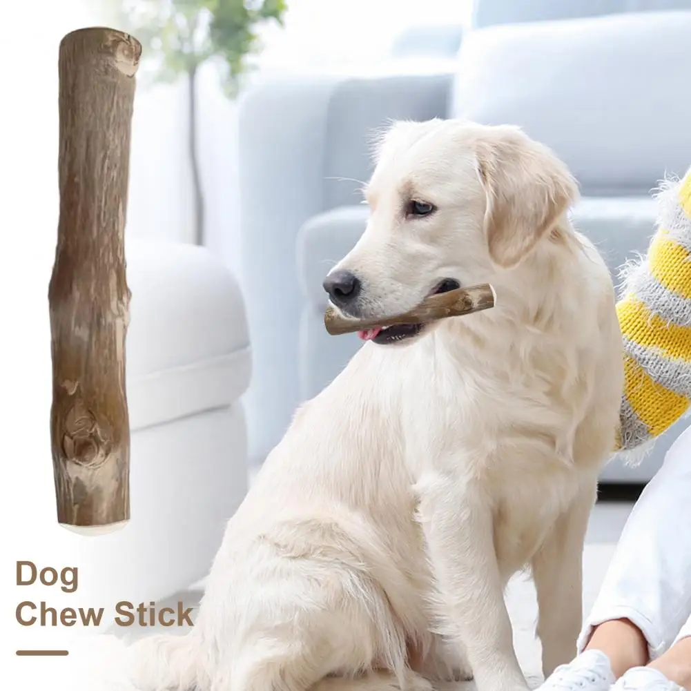 Natural Dog Treats Safe Dog Chews Natural Wooden Dog Chew Sticks for Teeth Stress Relief Wood Chews Toy for Dental Health Care