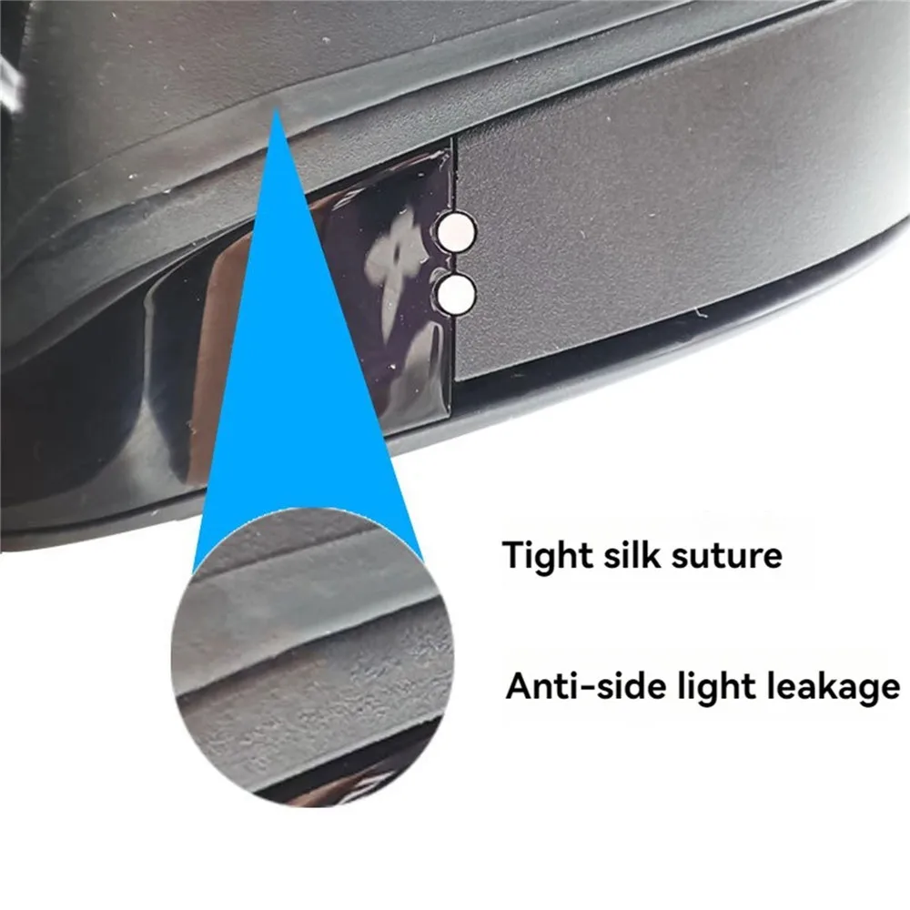 Eye Mask for mate quest pro Full Blackout Silicone Eye Mask with Magnetic Attachment VR Glasses Accessories