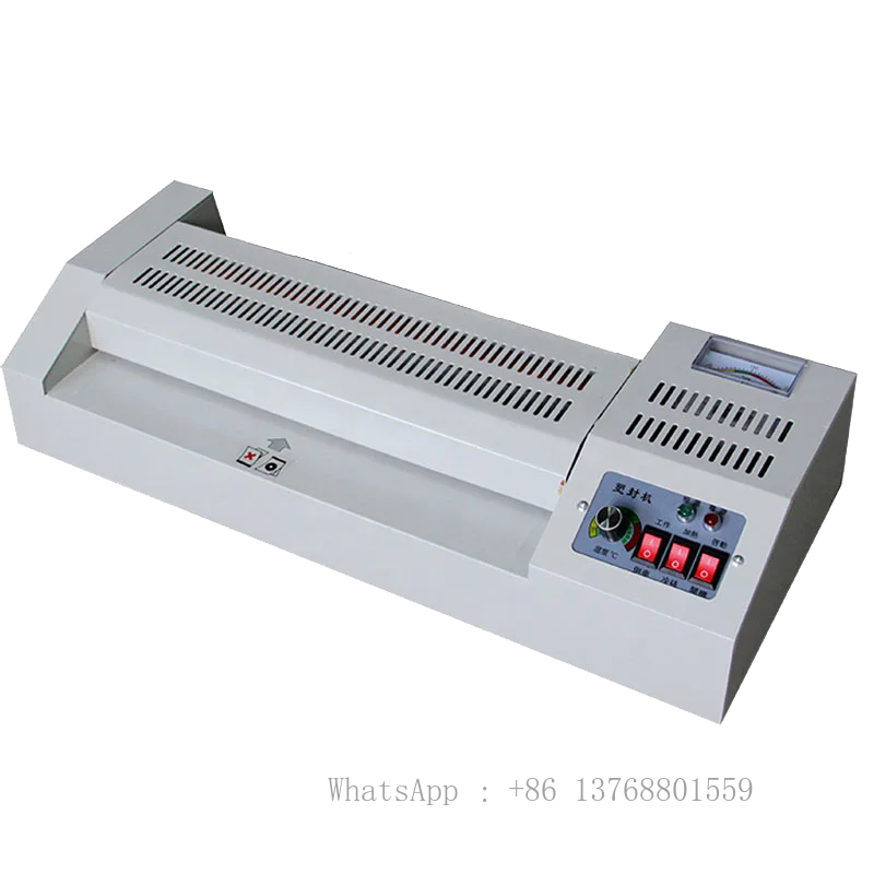 WD-260 Wholesale Electric Semi-Automatic Desktop 260mm/10.2'' A4 Paper Pouch Laminator Laminating Machines For Office