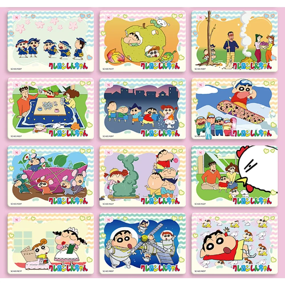 KAYOU – cartes de Collection Crayon Shin-chan authentiques, profondeur aimé, partition élevée, comédie familiale, personnage d'anime, cartes rares et limites, cadeaux