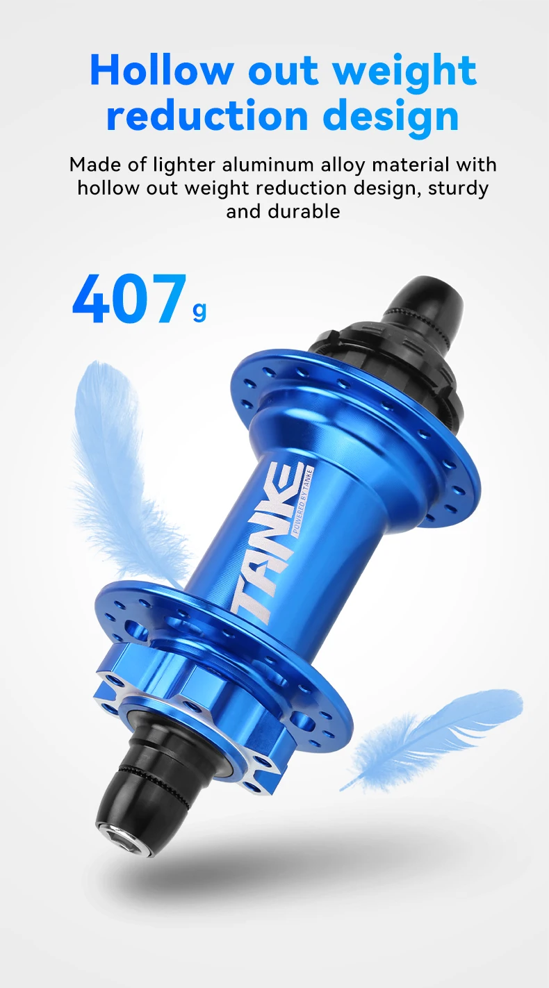TANKE Dirt Jump Nabe, Single-Speed, Aluminiumlegierung, 32 Löcher, 120 Punkte, 135*10mm, DJ MTB Naben, Sicherungsring, 6 Krallen, 3 Zähne, BMX Fahrrad – Detail 8