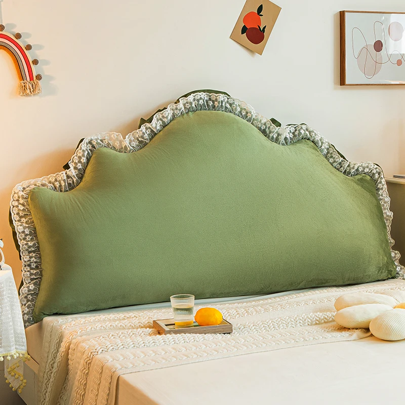 

Новый стиль, подушка для изголовья, большая подушка для спинки кровати, съемная моющаяся подушка для спины, размер Queen, удобная поддержка