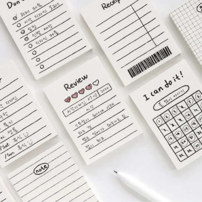 50 Sheets To Do List Notepad Color To Do List Sticky Notes Adhesive Memo Pad Portable Daily Planner Grocery Check List Notepad