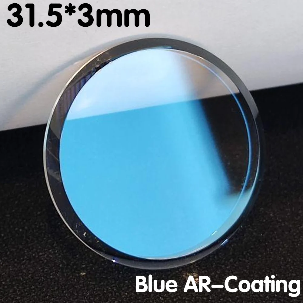 Saphir-Uhrenglas, flaches Kristall-Uhrenteile, Ersatzzubehör, 31,5 mm Glas, geeignet für SKX007 SRPD Flachglas