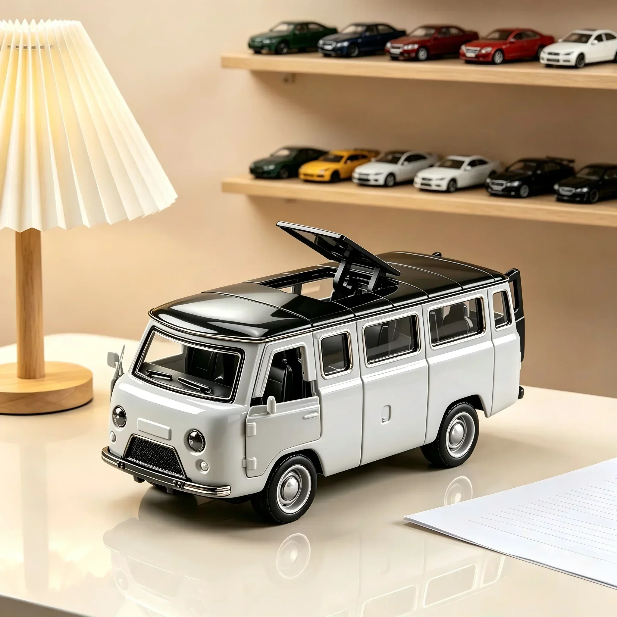 2026 NEW Diecast Alloy Car Model 1:36 Pull Back Openable Doors Bright Color Mini Car Rubber Wheels Collectible Decoration Gift