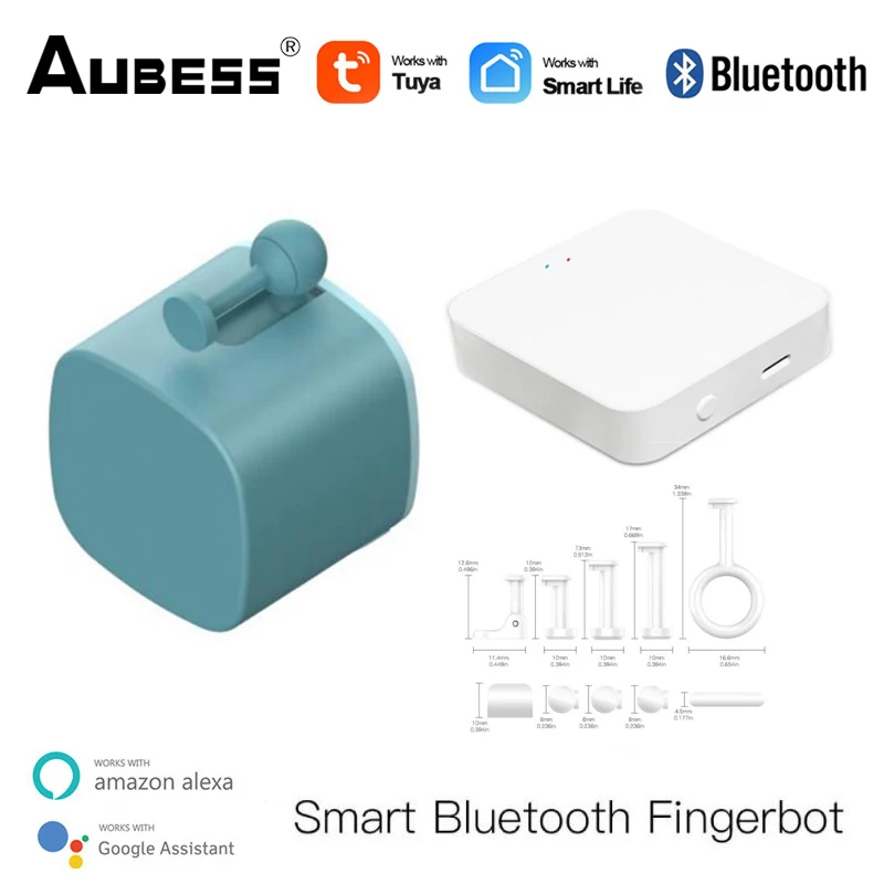 Tuya Bluetooth Smart Fingerbot Plus Smart Switch Button Pusher Smart Home Smart Life Timer Control Work with Alexa Google Home