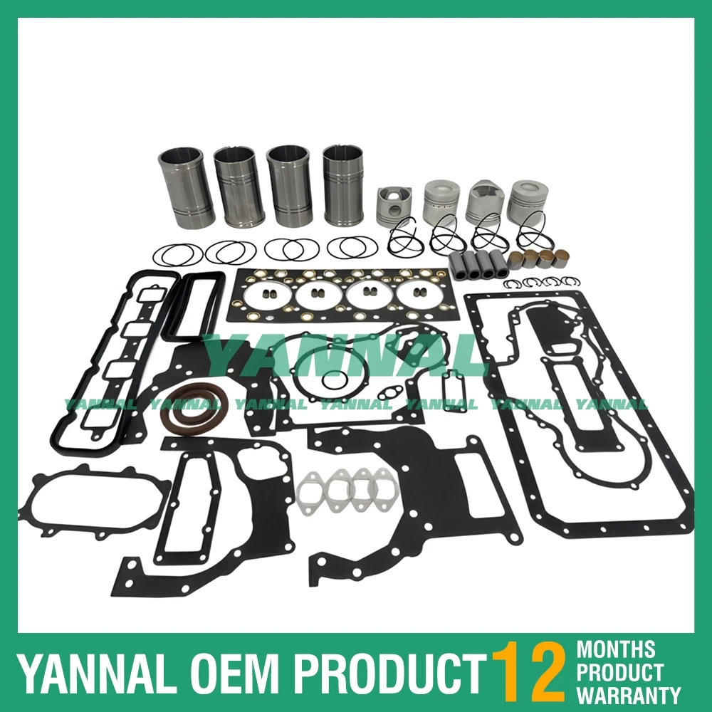 Superior quality Cylinder Liner Kit With Gasket Set For YunNei YN33GBZ Engine Parts