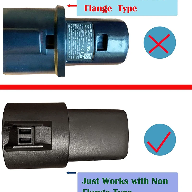 Il blocco del caricatore VASTZ per Tesla Model 3 Y funziona con l\'adattatore Non flangiato Non funziona con gli accessori per auto modello S/X 2017
