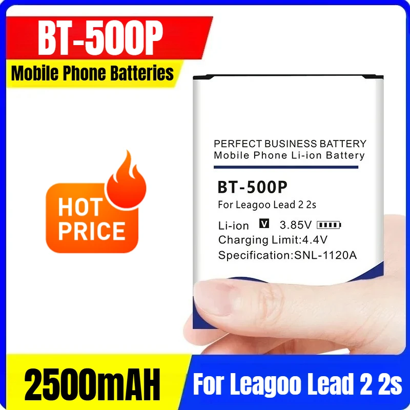 BT-500P Аккумуляторы для мобильных телефонов 2500 мАч для Leagoo Lead 2 2s BT-500P Аккумуляторы для мобильных телефонов 2500 мАч для Leagoo Lead 2 2s