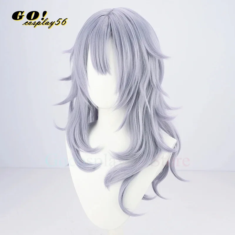 vivi 2025 VTuber Nina Kosaka Cosplay Wig 60cm Long Curly Wavy Hair Ethyria YouTuber Role Play Headwear view 4