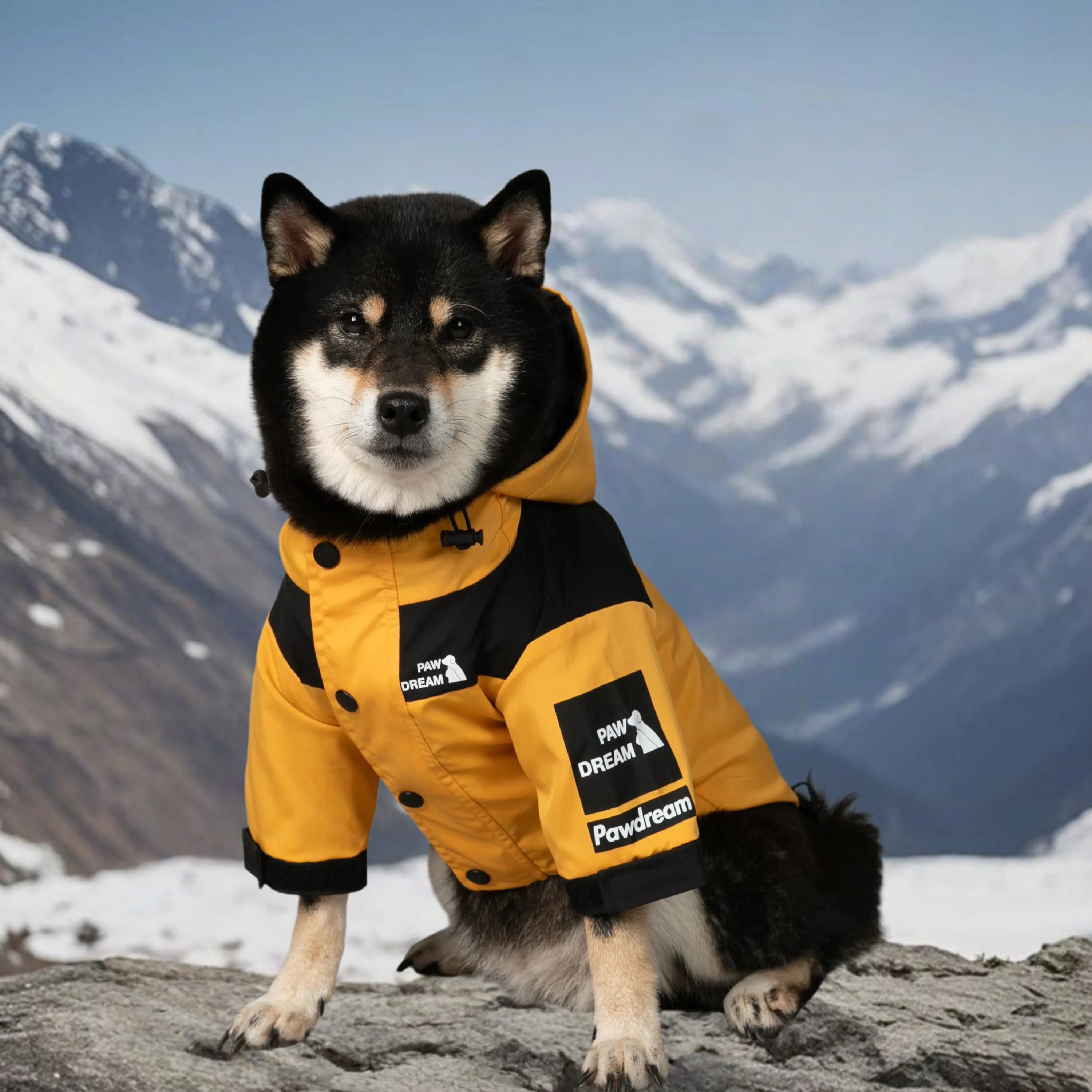Waterproof Dog Rain Coat Jacket for Medium to Large Dogs Puppy Outdoor Pet Clothing Fashionable Fans Design S-5XL Sizes - view 6