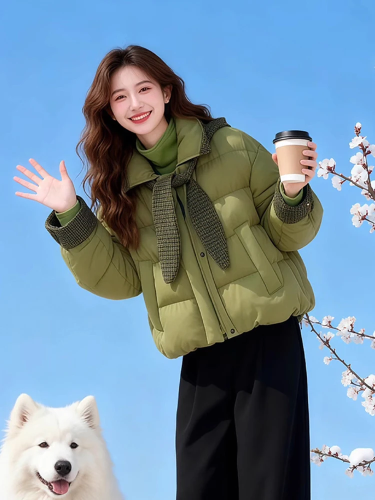 

Женская модная винтажная верхняя одежда Cisas Snowflake Poem: хлопковая куртка-худи в стиле ретро Hongwei