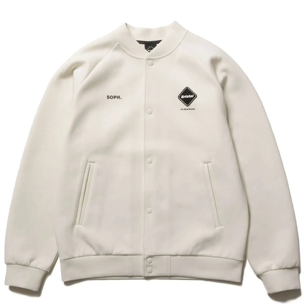 FCRB TECH Sweat Varsity Blouson Baseball Sport Jacket Outerwear 26ss Unisex Long Sleeve Warmth Stand Collar Letter Pattern