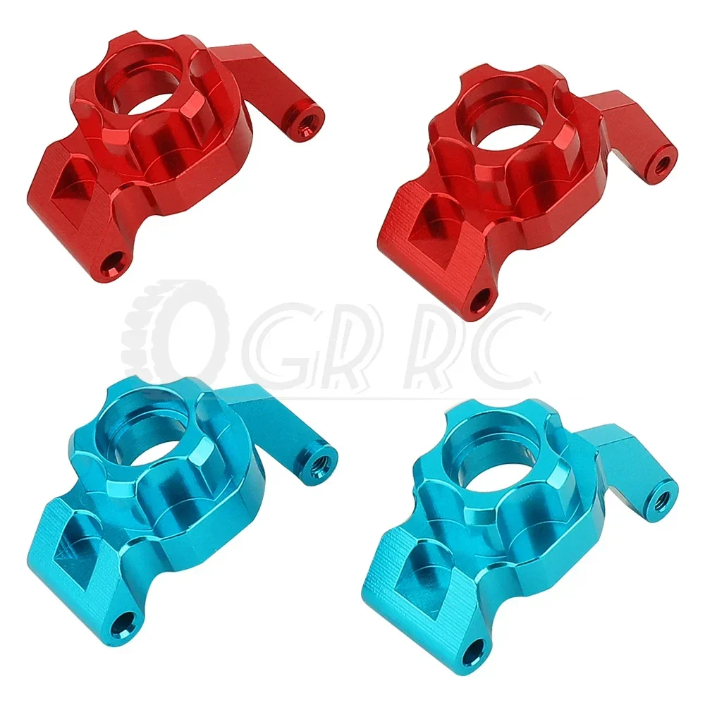 Metal Front & Rear Steering Knuckles Carrier Steering Hub Carriers Upgrade Parts for Tamiya TT-02B TT02B 1/10 RC Drift Car