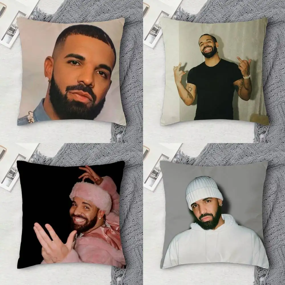 

D-Drake Double-sided Printed Square Decorative Cushion Cover for Sofa Living Room Home Decor