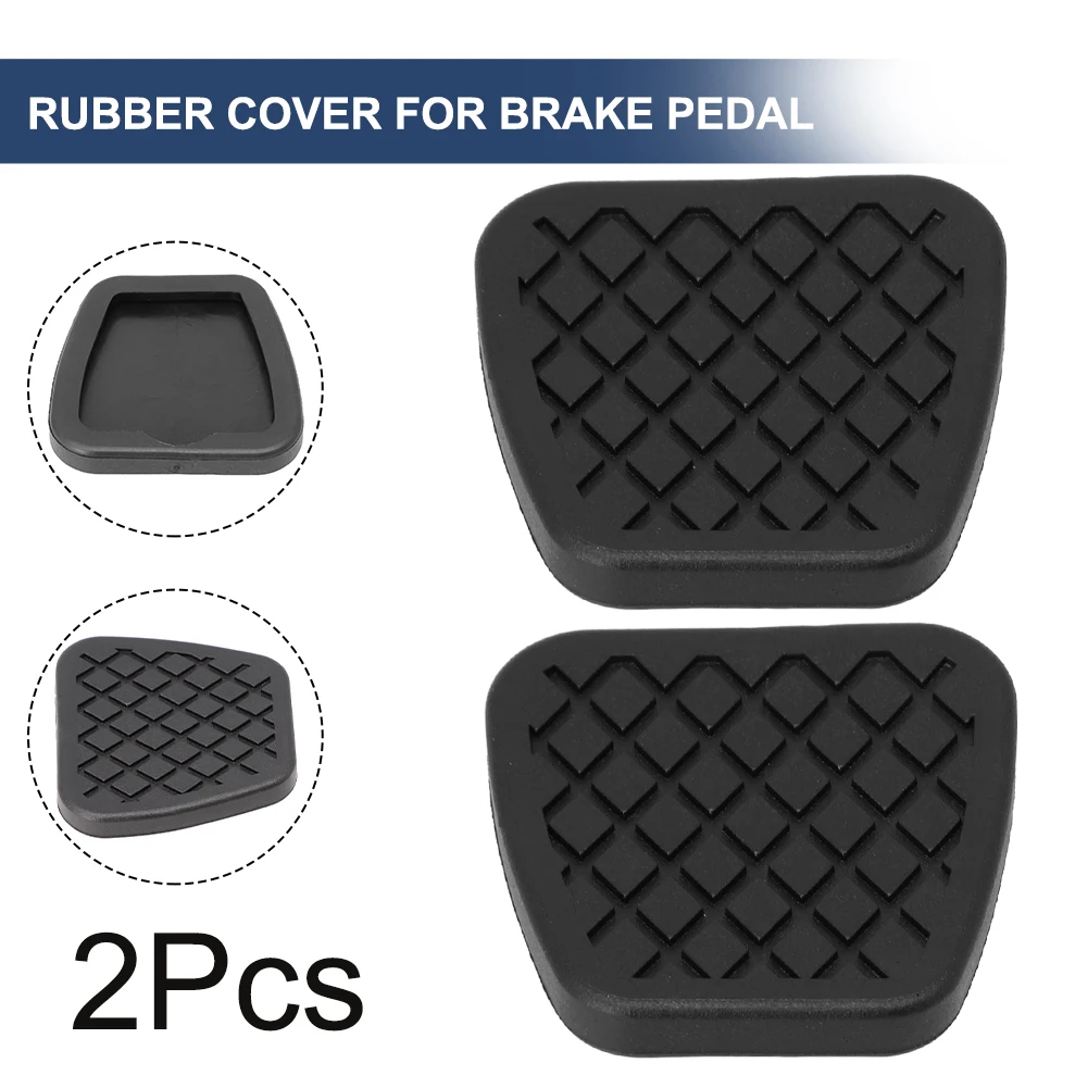 2pcs Car Brake Clutch Pedal Pad 46545SA5000 For HONDA For Accord For MKVII For Civic For CRV CRX Rubber Brake Pedal Pad