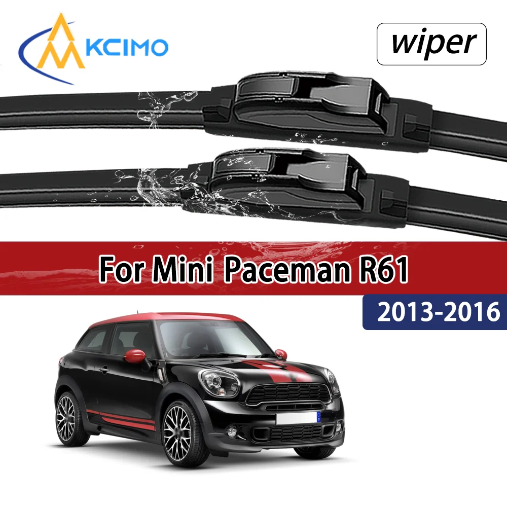 

For Mini Paceman R61 2013-2016 2014 2015 Compatible Durable Silent Front Wiper Blades Car Windscreen Auto Window Accessories