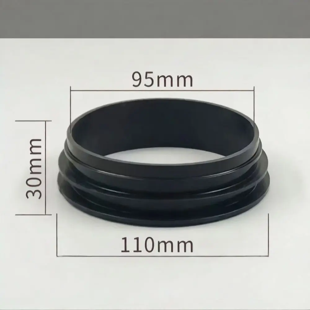 Universal Squat Toilet Sealing Ring Rubber Flange Sewer Pipe Adapter Anti Odor Leakproof Bathroom Drainage Gasket