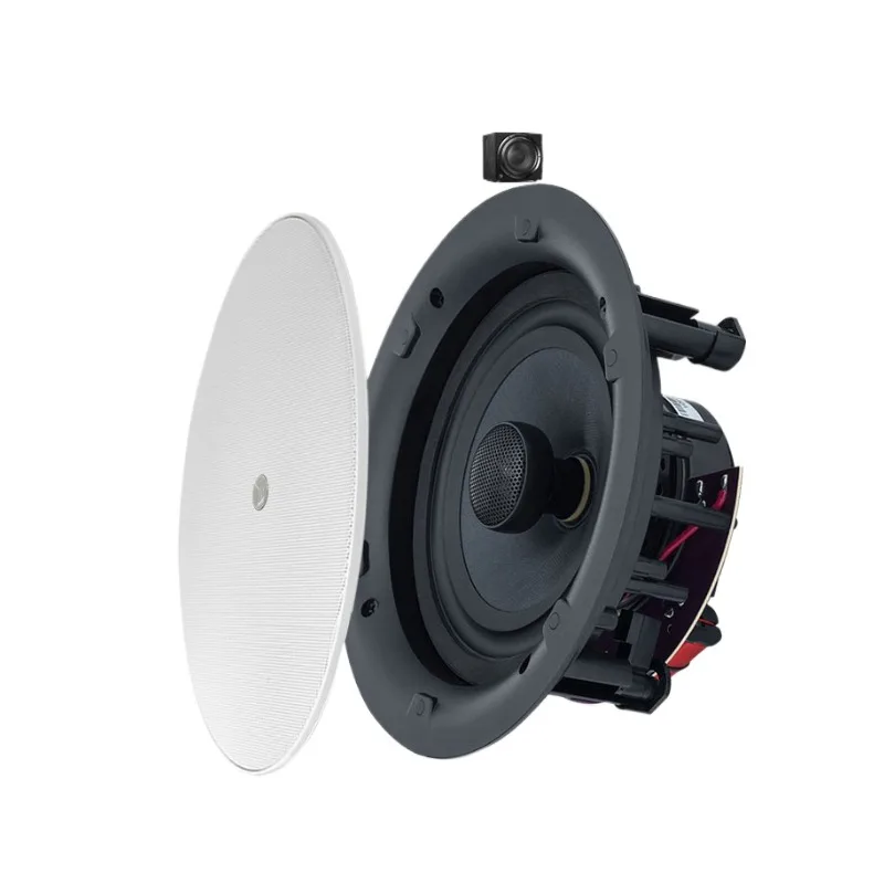 For ceiling audio background music speaker embedded constant resistance coaxial speaker ceiling surround three-dimensional