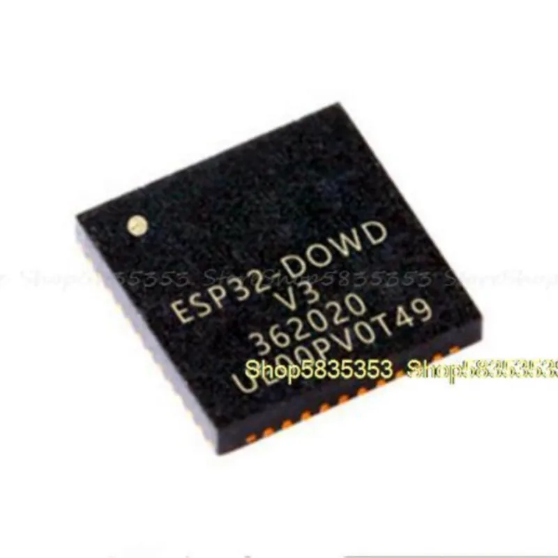 10pcs New ESP32-D0WD-V3 ESP32-D0WD QFN32 WiFi+ Bluetooth dual-mode wireless communication chip