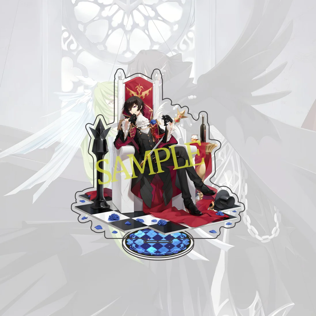 Anime Code Geass: Lelouch of the Rebellion 15 cm acrylic character Lelouch C.C standing model desktop decoration fan gift