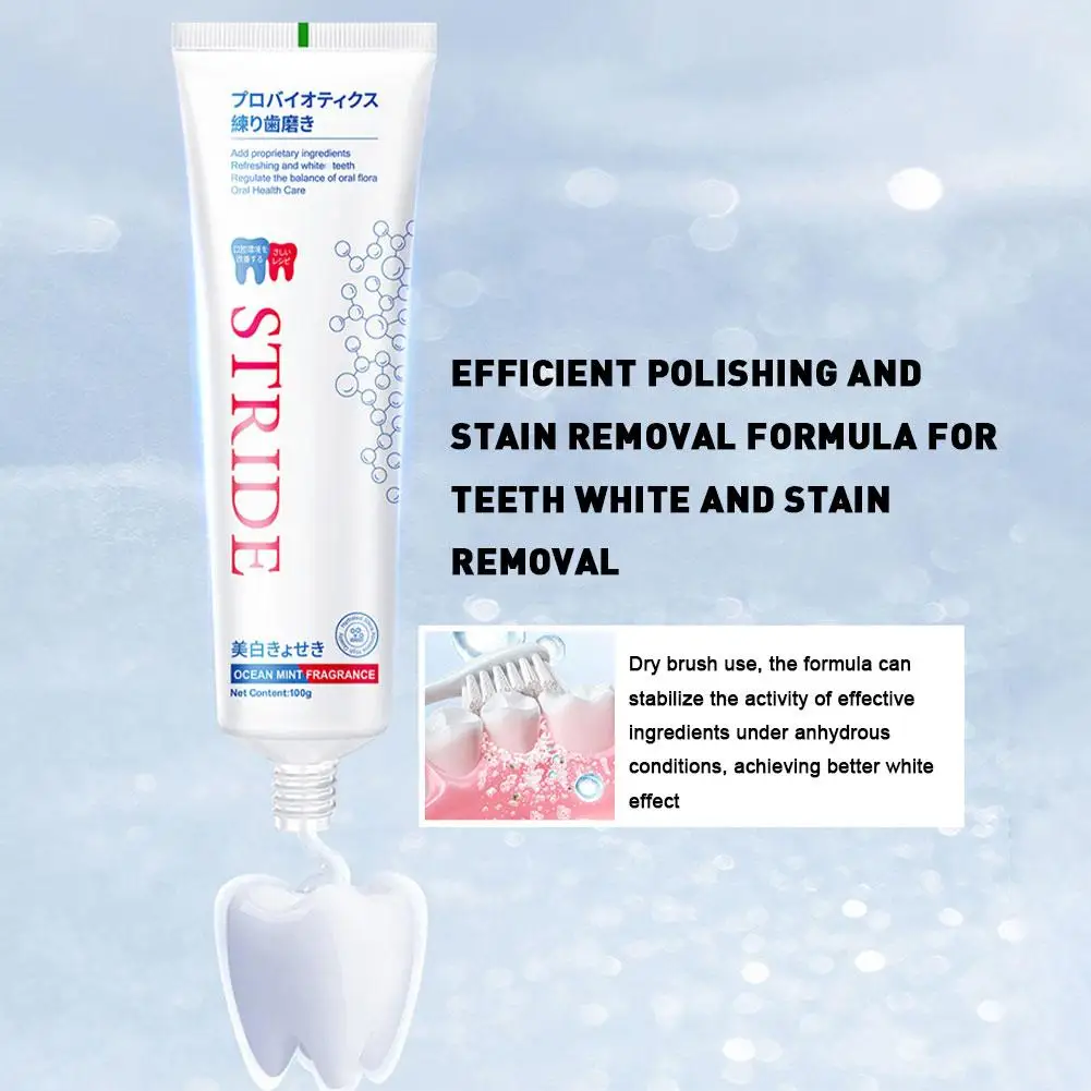 Pasta de dientes probiótica, pasta de dientes blanqueadora para el aliento, gestión Oral, anticaries, elimina las manchas para el cuidado Dental Pro R7r4